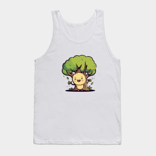 Happy Smiling Moon Face Kid Tank Top